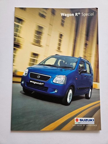 Suzuki wagon brochure - suzuki,