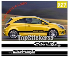 strisce adesivi opel corsa OPC