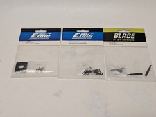 Lotto ricambi elicottero Blade SR RC - supporti tettoia, supporto motore, set asta di spinta