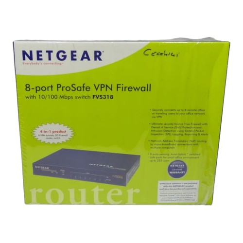 Netgear fvs318 prosafe vpn - prosafe,