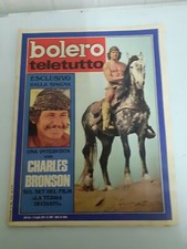Rivista Bolero Teletutto CHARLES BRONSON 11 Luglio 1971