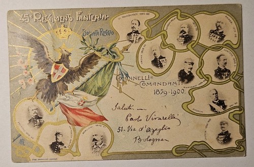 Cartolina militare 45 - militare,