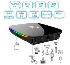 TV Box Android 10.0 Q PLUS 4gb