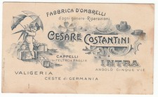 Intra Verbania Fabbrica ombrelli cappelli valigeria Cesare Costantini