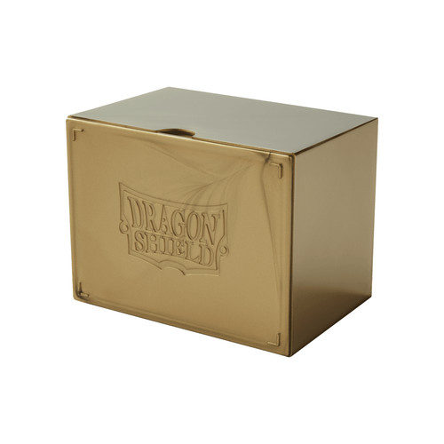 Dragon shield strongbox gold - dragon,