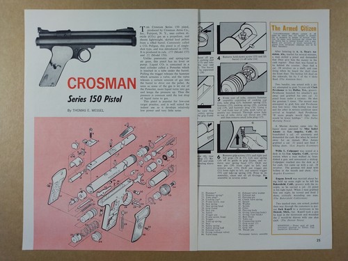 Pistola crosman serie 150 - crosman,