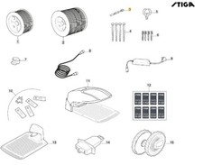 Kit resistore robot tagliaerba