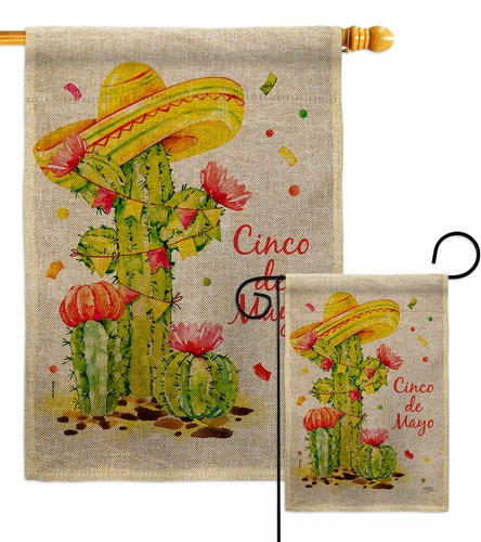Bandiera giardino cactus - giardino,