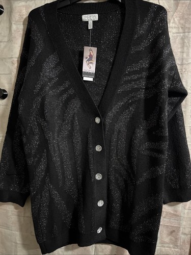Cardigan sofia vergara nero - sofia,