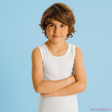 Canotta canottiere bambino invernale caldo cotone Ellepi 8222 3 pezzi