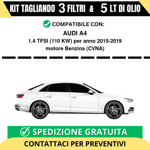 Tagliando per audi 4 tfsi - a4,