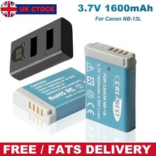 2x NB-13L batteria +