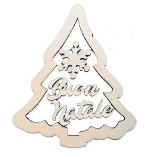 Sagoma legno abete buon - sagoma,