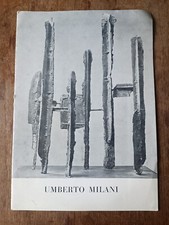 Umberto Milani mostra di sculture dipinti  Modena 1964