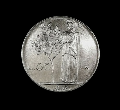100 lire 1957 - 1957, (spl/qfdc)
