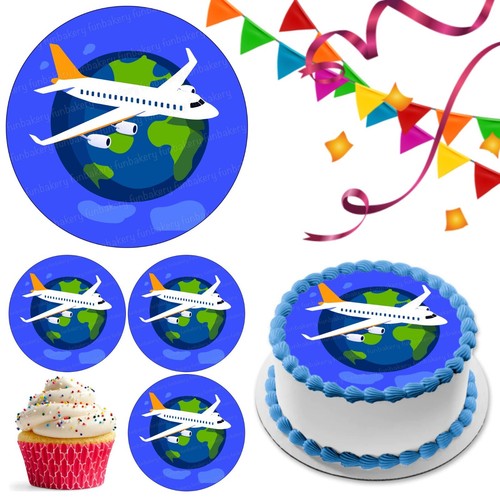 Cake topper viaggio - , aereo