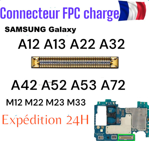 Connecteur fpc lcd charge - connecteur, +