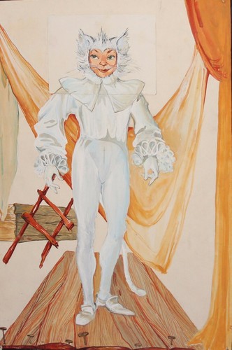 Quadro guazzo design costume - design,
