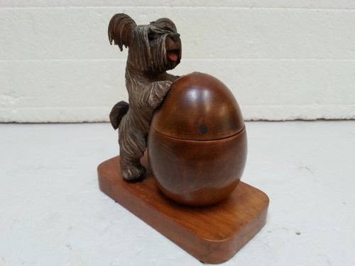 Portagioie legno con cane - con,