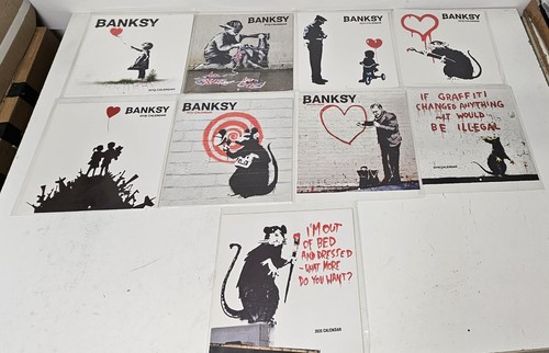 Banksy set 9 calendari da - -,