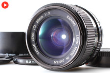 Canon nuovo obiettivo grandangolare FD NFD 28mm f2 MF testato dal GIAPPONE [ecc con cappuccio]