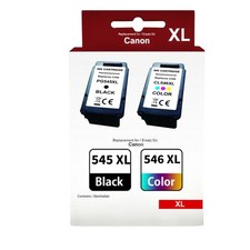 Cartucce XL per Canon PG545 CL546 Pixma MG 2450 2550 2950 3050 TS 3150 3350 3450