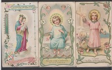 TRE SANTINI D'EPOCA PRIMI '900 - FOTO - MF129226