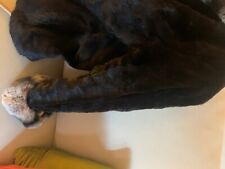 giacca pelliccia visone Nero donna taglia 40/42 perfetta Con Bordi In Cincilla ‘