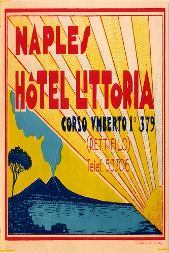 Poster vintage napoli - 🇮🇹,