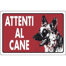 Cartello segnaletico attenti