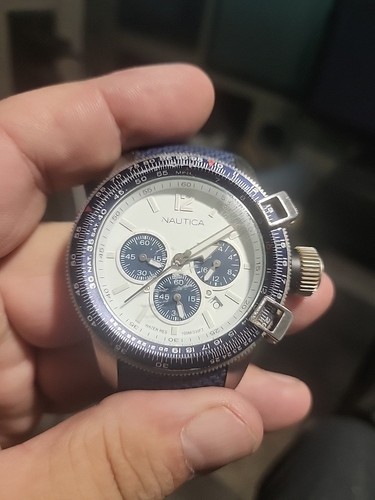 Nautica chronograph watch with - watch,