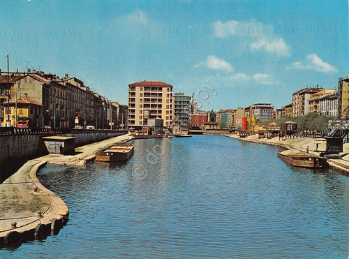 Cartolina milano darsena - milano,