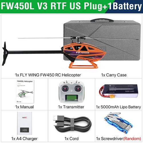Fly wing fw450l - fly, rc