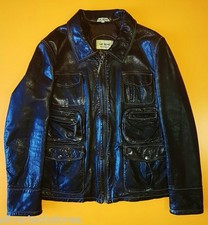 GIUBBOTTO LE IENE DONNA TAGLIA 46/48 IN VERA PELLE