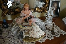 GRANDE PORCELLANA FIRMATA MOLLICA,NO LENCI,Cappè