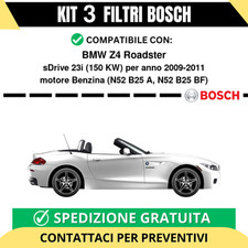KIT BOSCH 3 Filtri tagliando