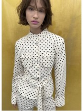 Giacca camicia a pois Zara