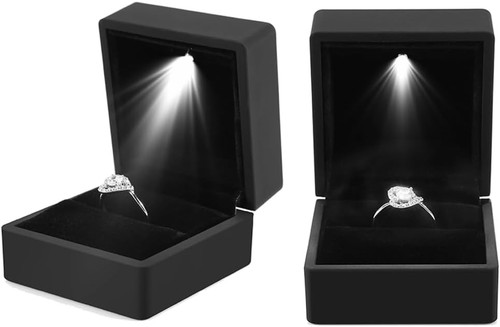 Scatola per anelli con luce - scatola,