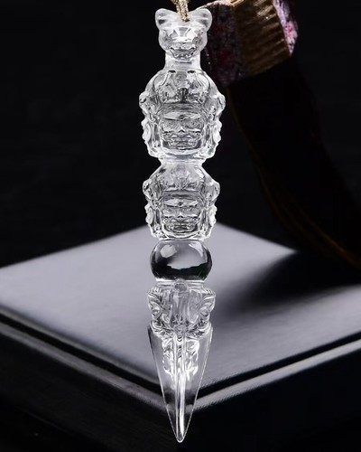 Ciondolo vajra cristallo - vajra,