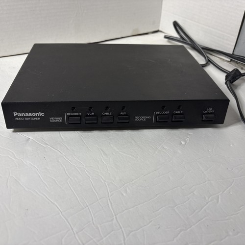 Panasonic video switcher - panasonic,