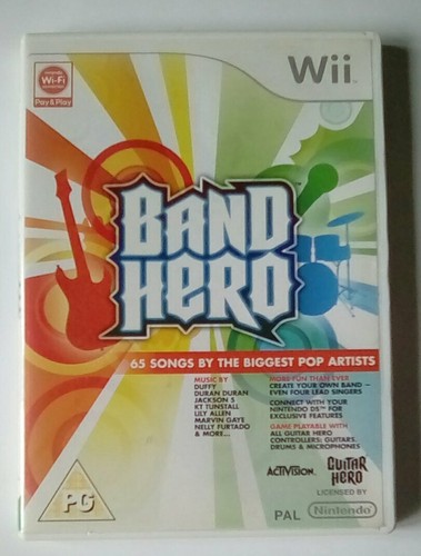Band hero nintendo wii - band,