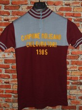 EROICA MAGLIA SHIRT BICI CICLISMO VINTAGE 70'S camp. MOLISANO 50% LANA RICAMATA