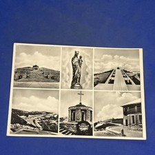 MONTE GRAPPA OSSARIO MADONNINA VIA SACRA Bianco e nero Cartolina