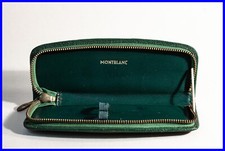 Etui MONTBLANC Verde In Pelle