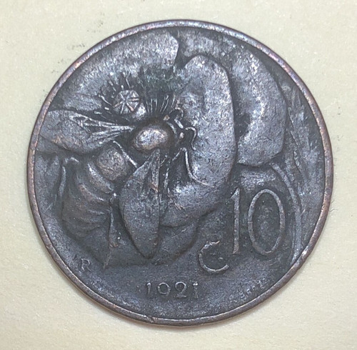Centesimi 1921 re - 10,