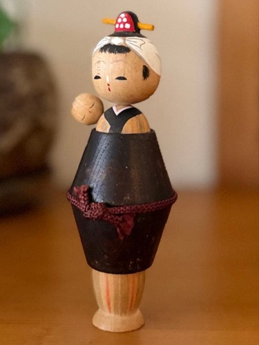 Piccola bambola kokeshi kimono - piccola,