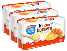 3X Kinder Kornetti Cornetti