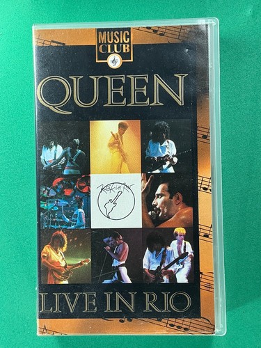 Queen live rio vhs video - queen,