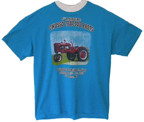 Shirt blu annuale owosso - t-shirt, 8°