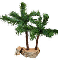 casa presepe albero doppia palma cm 16 circa ambientazione oasi deserto presepe